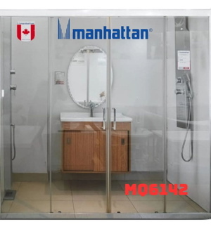 Vách phòng tắm đứng (cửa lùa) Manhattan MQ6142
