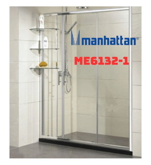 Vách phòng tắm đứng (cửa lùa) Manhattan ME6132-1