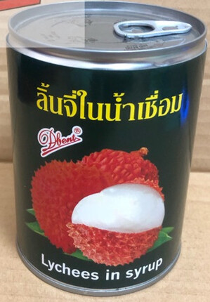 Vải ngâm Dbent lon 565g