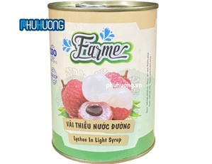 Vải ngâm Farmer 565g