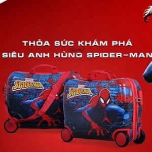 Vali kéo xoay 360 hình Spiderman - 18 inch