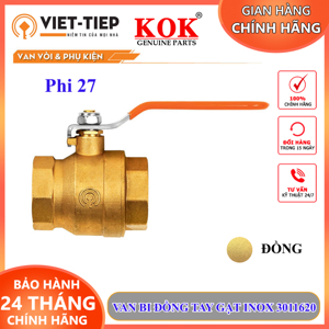 Van bi đồng tay gạt inox Việt Tiệp 3011620