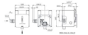 Van cảm ứng âm tường Toto DUE113UKV1