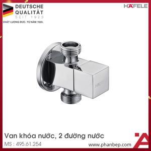 Van khóa nước dạng vuông Hafele 495.61.254