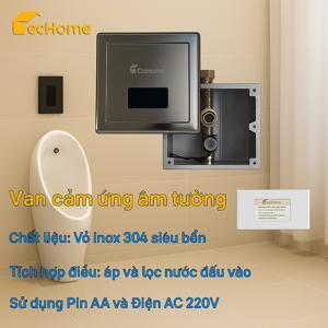 Van xả cảm ứng Tiểu nam TECHOME A606
