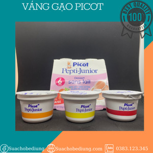 Váng gạo Picot Pháp vị chuối 100gx4 (6m+)
