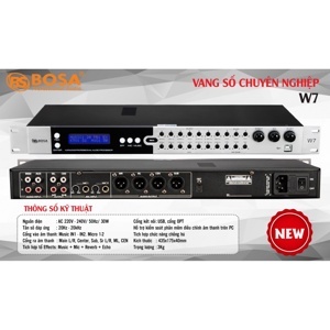 Vang Số Bosa W7