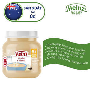 Váng sữa Heinz vị vani - 120g (dành cho trẻ trên 6 tháng tuổi)