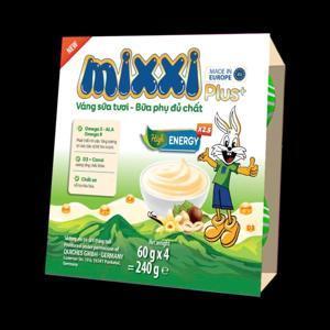 Váng sữa Mixxi vani vỉ 4 hộp x 62,5g