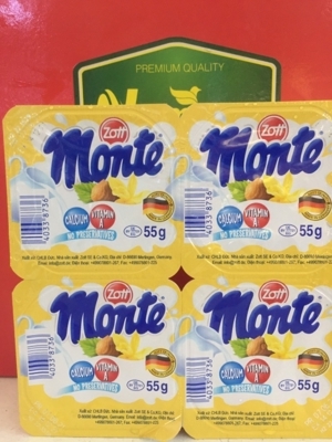 Váng sữa Monte Vani cho bé vỉ 4 hộp x 55g