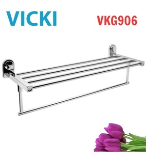 Vắt khăn giàn inox 304 Vicki VKG906