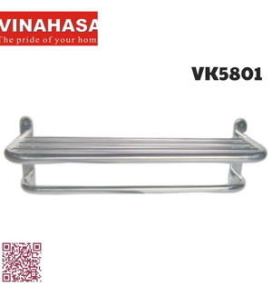 Vắt khăn inox 2 tầng Eco 304-VK5801 60 x 18 x 6 cm
