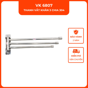 Vắt khăn inox 3 quay Vinahasa VK-6807