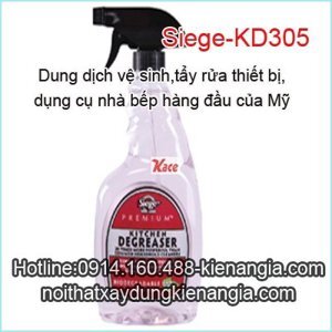 Vệ sinh tẩy rửa thiết bị bếp Siege KD-305