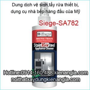 Vệ sinh tẩy rửa thiết bị bếp Siege SA-782