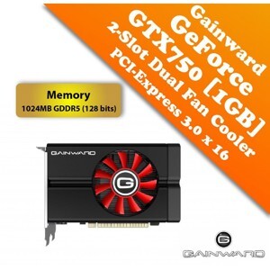 VGA Gainward GeForce GTX750 DUAL 1GB GDDR5 128Bit