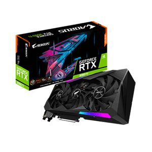 VGA Gigabyte RTX 3060Ti 8G GDDR6 Aorus Master (GV-N306TAORUS M-8GD)