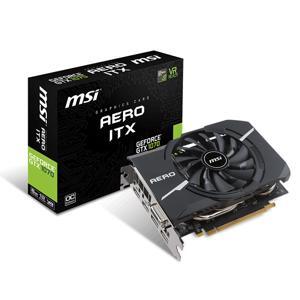 VGA MSI GeForce GTX 1070 AERO 8G OC - NVIDIA GeForce GTX 1070, 8GB GDDR5