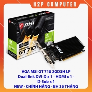 VGA MSI GT 710 2GD3H LP