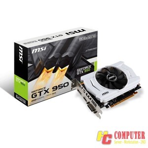 VGA card MSI GTX 950 2GD5 OCV2 (NVIDIA Geforce/ 2Gb/ DDR5/ 128Bit)