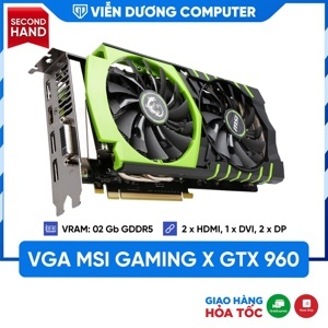 Card đồ họa VGA MSI GTX 960 GAMING 2G