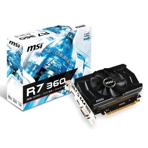 VGA MSI R7 360 2GD5 OC - AMD Radeon, 2Gb, DDR5, 128Bit