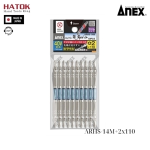 Vỉ 10 mũi vít 2 đầu +2x110mm Anex ARHS-14M+2x110