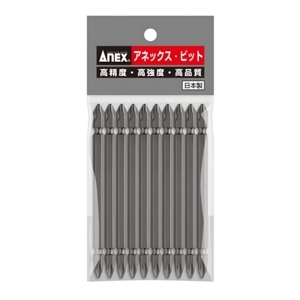 Vỉ 10 mũi vít 2 đầu +2x110mm Anex AP-14M+2x110H