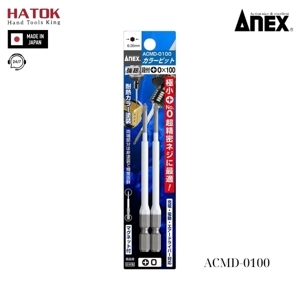 Vỉ 2 mũi vít 1 đầu Anex ACMD-0100