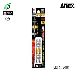Vỉ 2 mũi vít 2 đầu có từ tính Anex ARTM-2065