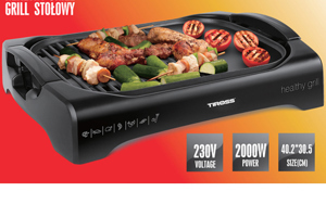 Vỉ nướng để bàn Tiross TS-968 (TS968) - 2000W