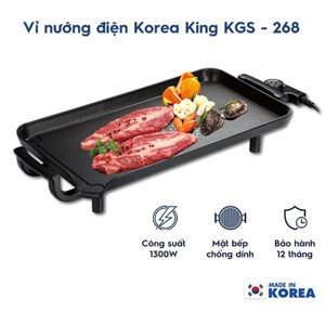 Vỉ nướng điện Korea King KGS-268