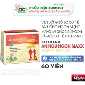 Viên ăn ngủ ngon Happy Health MAXX 60v