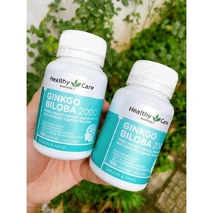 Viên bạch quả bổ não Healthy Care Gingko Biloba