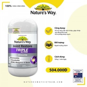 Viên bổ khớp Nature's Way Joint Restore Triple Action 120 viên