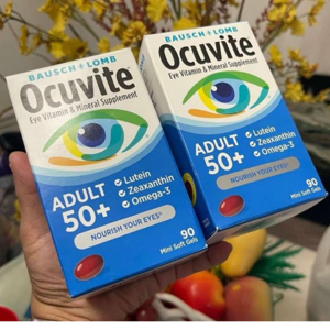 Viên bổ mắt cho người trên 50 tuổi Ocuvite Adult 50+