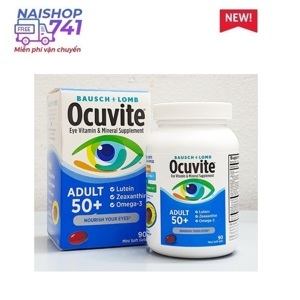 Viên bổ mắt cho người trên 50 tuổi Ocuvite Adult 50+