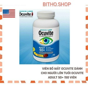 Viên bổ mắt cho người trên 50 tuổi Ocuvite Adult 50+