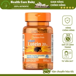 Viên bổ mắt Puritan's Pride Lutigold Lutein - 20mg, 120 viên