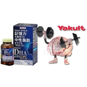 Viên bổ não DHA & EPA Yakult Nhật Bản 120 viên