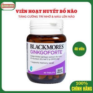 Viên bổ não, tăng cường trí nhớ Blackmores Ginkgo forte 40 viên