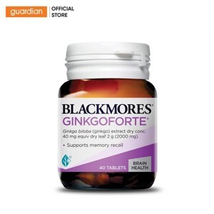 Viên bổ não, tăng cường trí nhớ Blackmores Ginkgo forte 40 viên