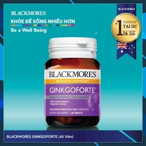 Viên bổ não, tăng cường trí nhớ Blackmores Ginkgo forte 40 viên