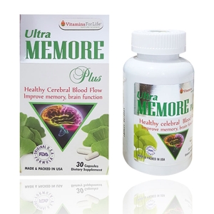 Viên bổ não Vitamins For Life Memore Plus 60 viên