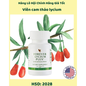 Viên bổ sung cam thảo kỷ tử Forever Lycium Plus