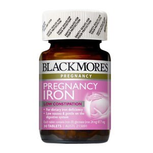Viên bổ sung sắt cho phụ nữ mang thai Blackmores Pregnancy Iron 30 viên