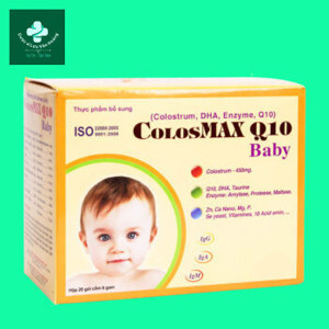 Viên bổ sung sữa non và các vi chất dinh dưỡng cho trẻ nhỏ Colosmax Q10 baby