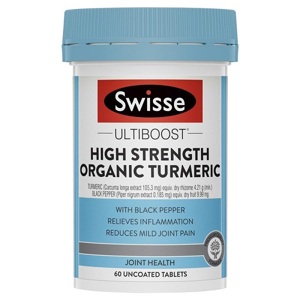 Viên bổ xương khớp Swisse Ultiboost High Strength Organic Turmeric 60 viên