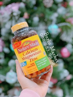 Viên Calcium With Vitamin D Nature Made 300 Viên Mỹ