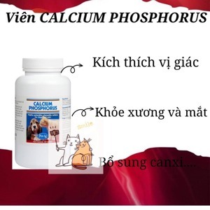 Viên Canxi Calcium Phosphorus PetAg hộp 50 viên